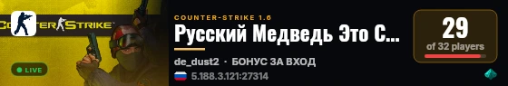 Русский Медведь Это Сила ♛ live status badge