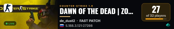 DAWN OF THE DEAD | ZOMBIE RIOT | RESIDENT EVIL live status badge