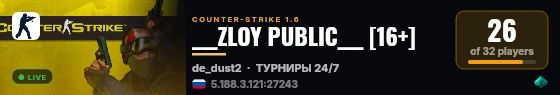 ___ZLOY PUBLIC___ [16+] live status badge