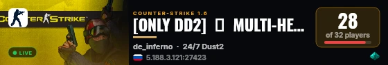 [ONLY DD2]  ★  MULTI-HEAD  ★  FREE VIP  ★  PUBLIC 1s1k live status badge