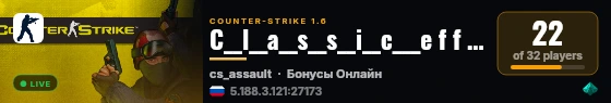 C__l__a__s__s__i__c___e f f e c t. live status badge