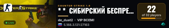 * *  СИБИРСКИЙ БЕСПРЕДЕЛ  * * live status badge