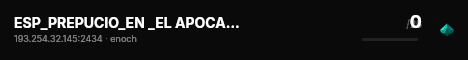 ESP_PREPUCIO_EN _EL APOCALIPSIS/PVE/TRADER/IA/DNA/IM7S/HACKABLE live status badge