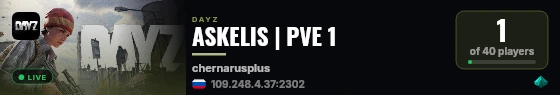 ASKELIS | PVE 1 live status badge