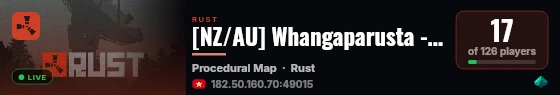 [NZ/AU] Whangaparusta - Wiped 18/09 live status badge