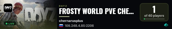 FROSTY WORLD PVE CHERNARUS live status badge