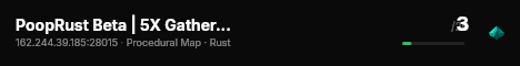 PoopRust Beta | 5X Gathering 2X Loot | No BP Wipes | Poop Wipes live status badge