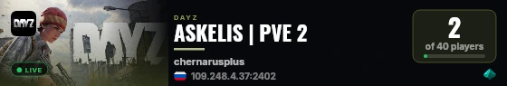 ASKELIS | PVE 2 live status badge