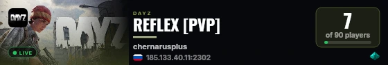 REFLEX [PVP] live status badge
