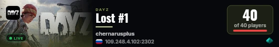 Lost #1 live status badge