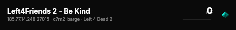 Left4Friends 2 - Be Kind live status badge
