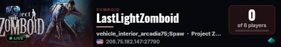 LastLightZomboid live status badge