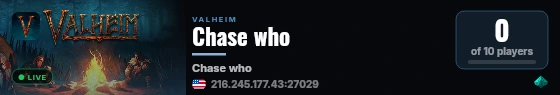 Chase who live status badge