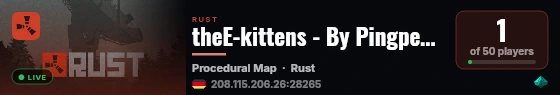 theE-kittens - By Pingperfect.com live status badge
