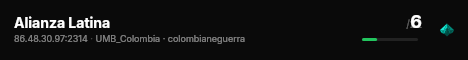 Alianza Latina live status badge