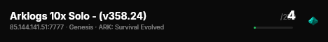 Arklogs 10x Solo - (v358.24) live status badge