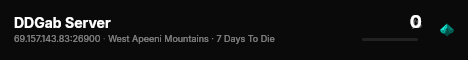 DDGab Server live status badge