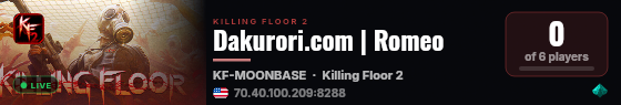 Dakurori.com | Romeo live status badge