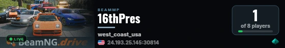 16thPres live status badge