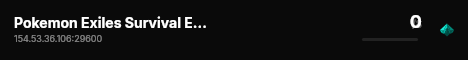 Pokemon Exiles Survival Evolved live status badge
