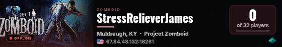 StressRelieverJames live status badge
