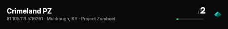 Crimeland PZ live status badge