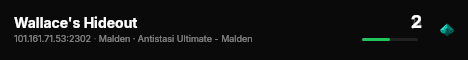Wallace's Hideout live status badge