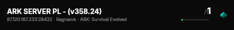 ARK SERVER PL - (v358.24) live status badge