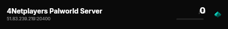4Netplayers Palworld Server live status badge