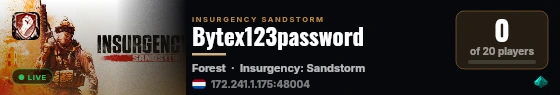 Bytex123password live status badge