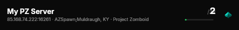 My PZ Server live status badge