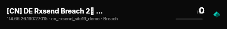 [CN] DE Rxsend Breach 2服  Q群1059419385 live status badge