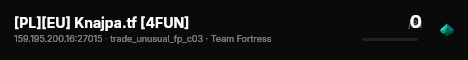 [PL][EU] Knajpa.tf [4FUN] live status badge