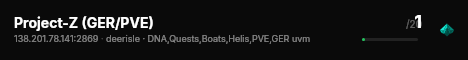 Project-Z (GER/PVE) live status badge