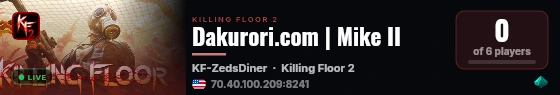 Dakurori.com | Mike II live status badge
