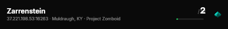 Zarrenstein live status badge