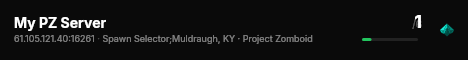 My PZ Server live status badge