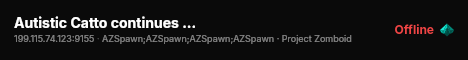 Autistic Catto continues to make poor choices live status badge
