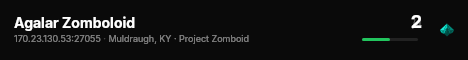 Agalar Zomboloid live status badge