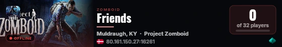 Friends live status badge