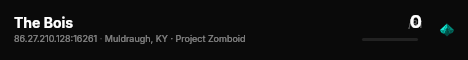 The Bois live status badge