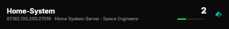 Home-System live status badge