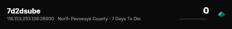 7d2dsube live status badge