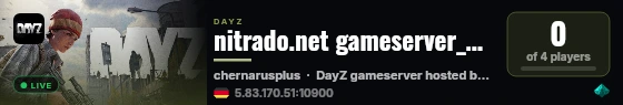 nitrado.net gameserver_martindayz live status badge