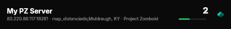My PZ Server live status badge