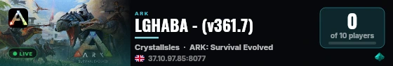 LGHABA - (v361.7) live status badge