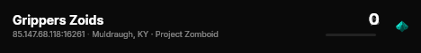 Grippers Zoids live status badge