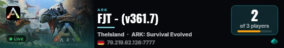 FJT - (v361.7) live status badge
