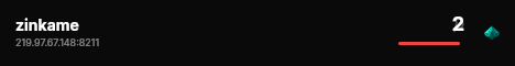 zinkame live status badge
