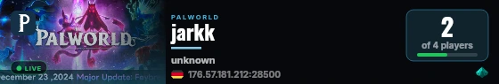jarkk live status badge